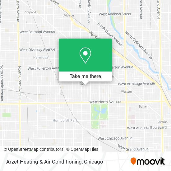 Mapa de Arzet Heating & Air Conditioning