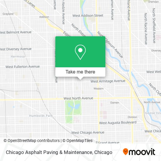 Chicago Asphalt Paving & Maintenance map