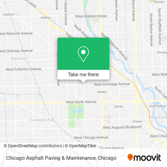 Mapa de Chicago Asphalt Paving & Maintenance