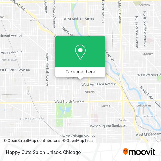 Mapa de Happy Cuts Salon Unisex