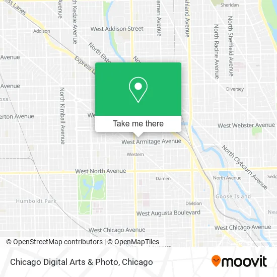 Chicago Digital Arts & Photo map