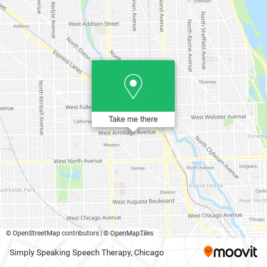 Simply Speaking Speech Therapy map
