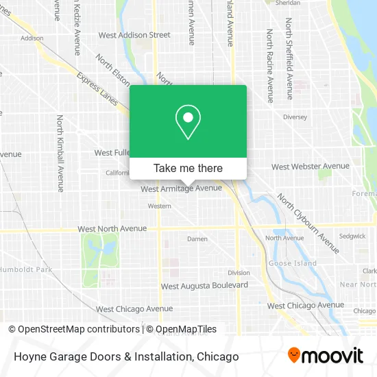Hoyne Garage Doors & Installation map