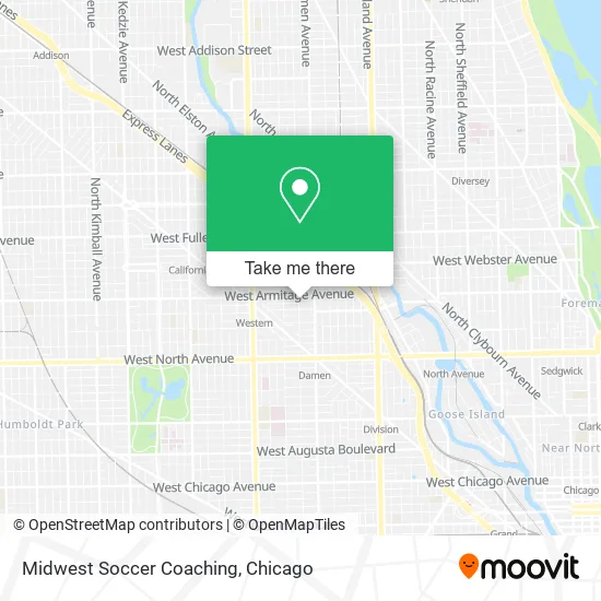 Midwest Soccer Coaching map