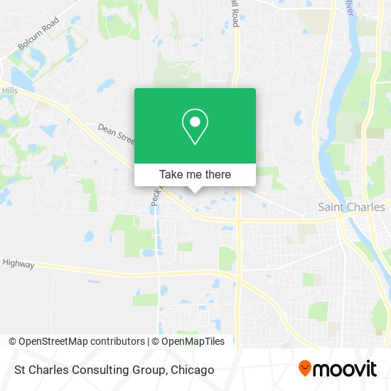St Charles Consulting Group map