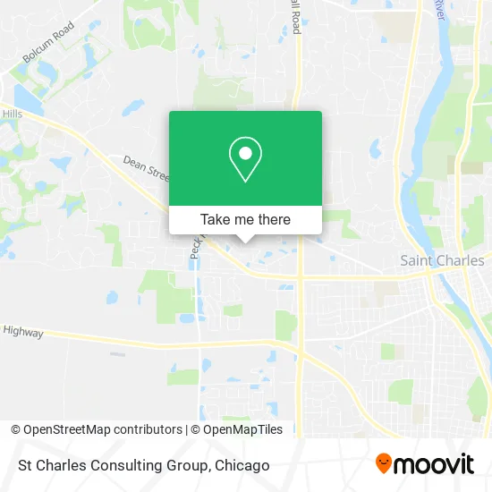 St Charles Consulting Group map