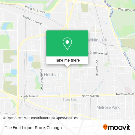 Mapa de The First Liquor Store