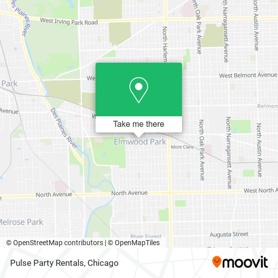 Mapa de Pulse Party Rentals