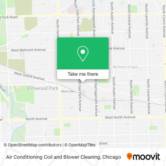 Mapa de Air Conditioning Coil and Blower Cleaning
