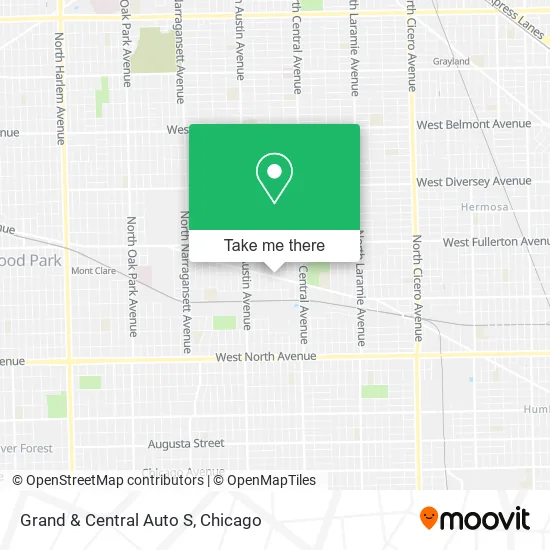Grand & Central Auto S map