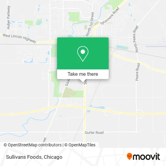 Mapa de Sullivans Foods