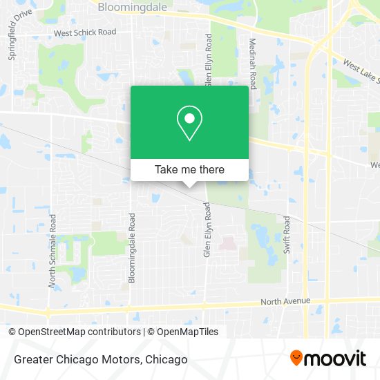 Greater Chicago Motors map