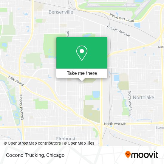 Cocono Trucking map