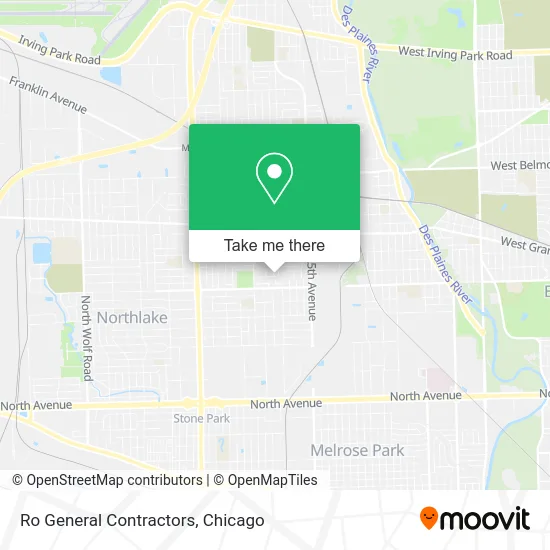 Ro General Contractors map