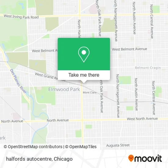 halfords autocentre map
