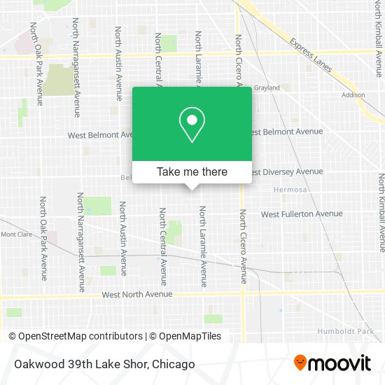 Oakwood 39th Lake Shor map