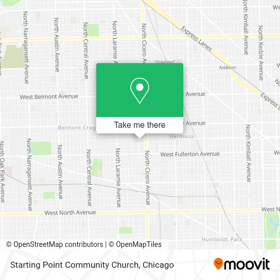 Starting Point Community Church map