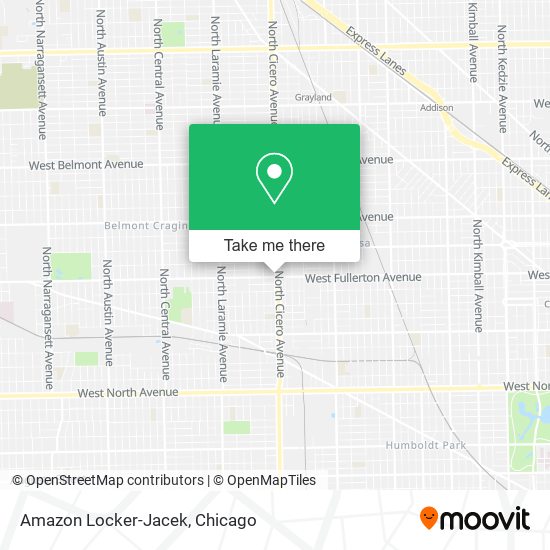 Mapa de Amazon Locker-Jacek