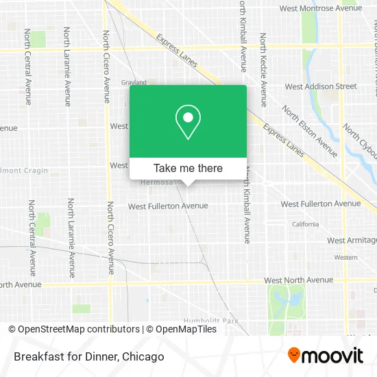 Mapa de Breakfast for Dinner