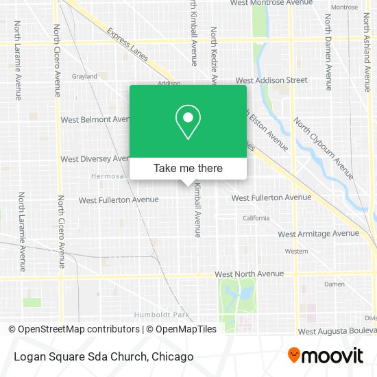 Logan Square Sda Church map