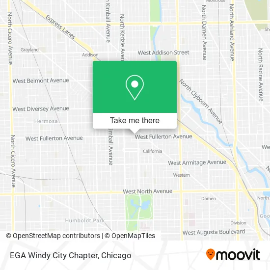 EGA Windy City Chapter map