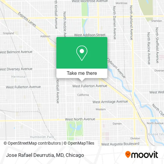 Jose Rafael Deurrutia, MD map