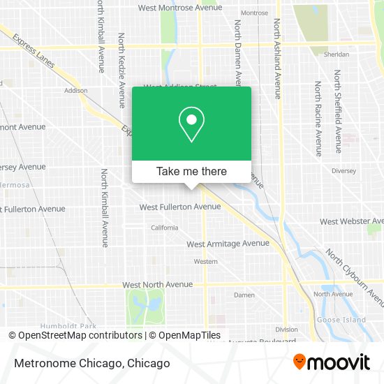 Metronome Chicago map