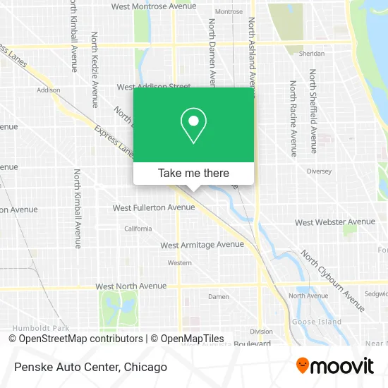 Penske Auto Center map