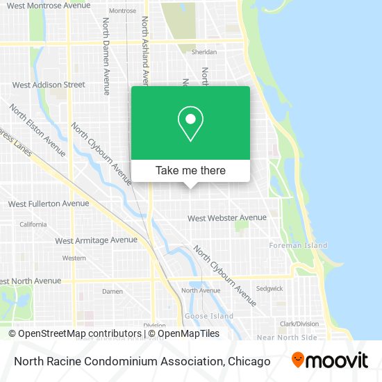 Mapa de North Racine Condominium Association