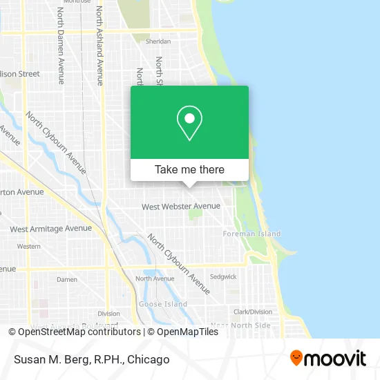 Susan M. Berg, R.PH. map