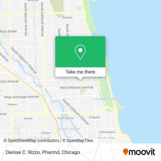 Denise C. Rizzo, Pharmd map