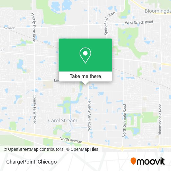 ChargePoint map