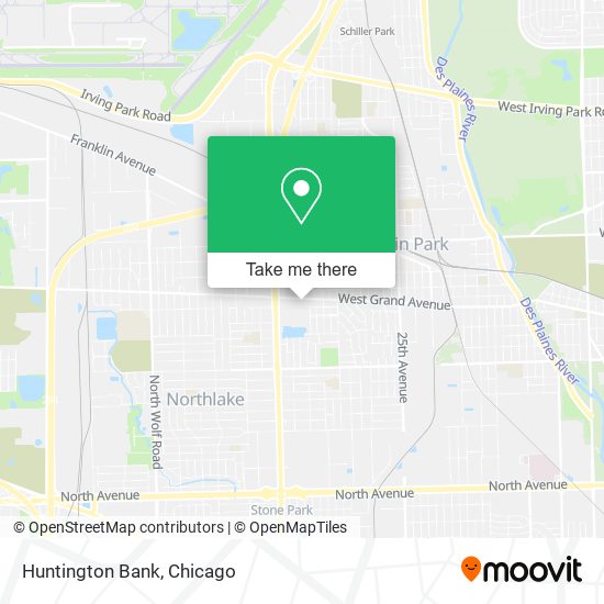 Huntington Bank map