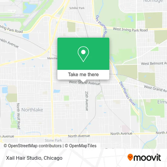Xail Hair Studio map