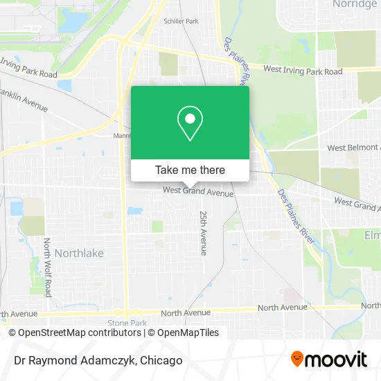 Dr Raymond Adamczyk map