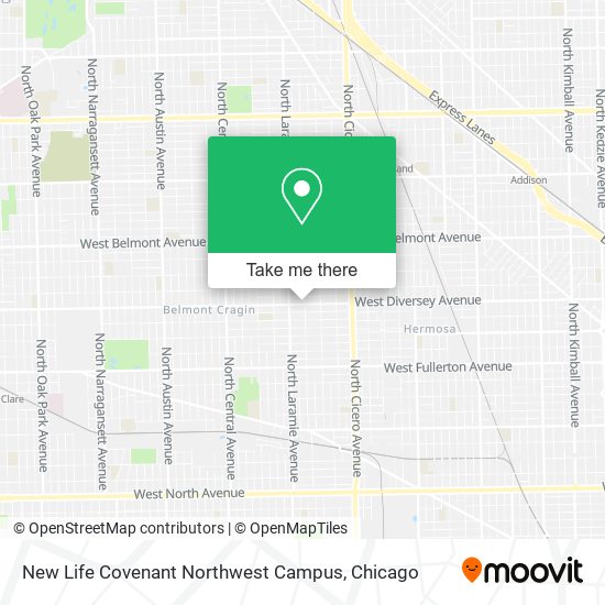 New Life Covenant Northwest Campus map