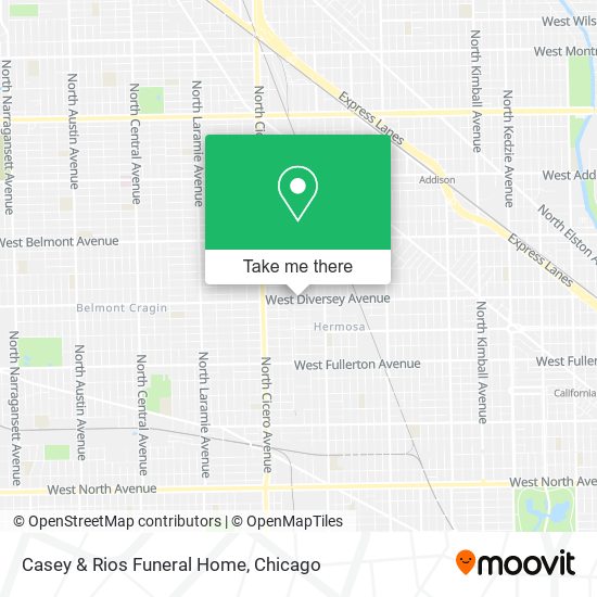 Casey & Rios Funeral Home map