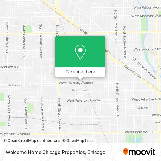 Welcome Home Chicago Properties map