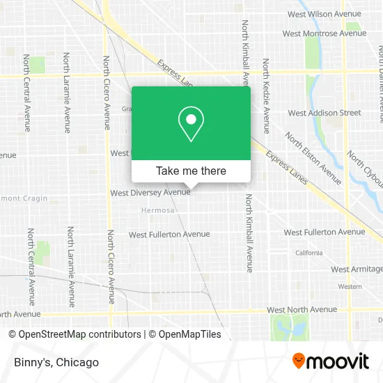 Binny's map