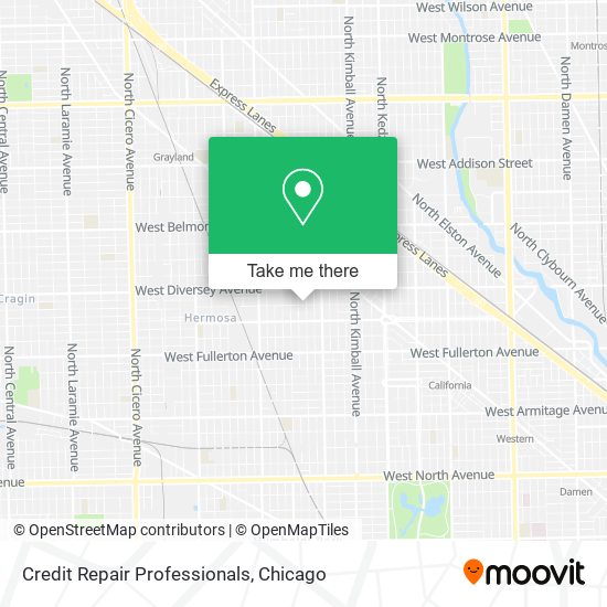 Mapa de Credit Repair Professionals