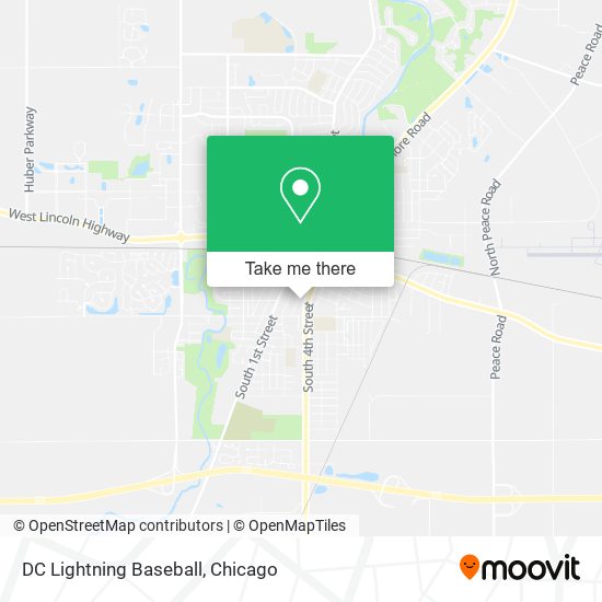 Mapa de DC Lightning Baseball