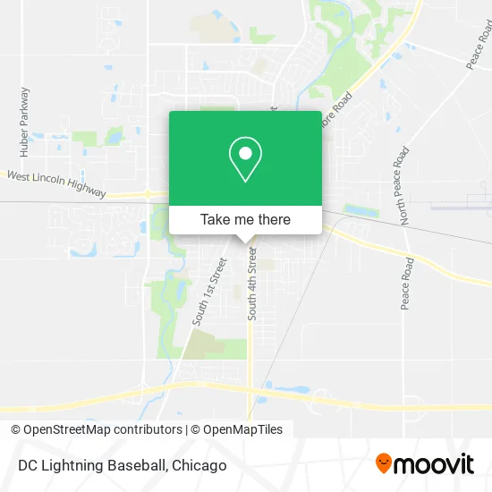 Mapa de DC Lightning Baseball