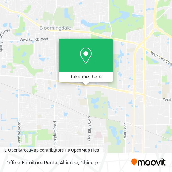 Office Furniture Rental Alliance map