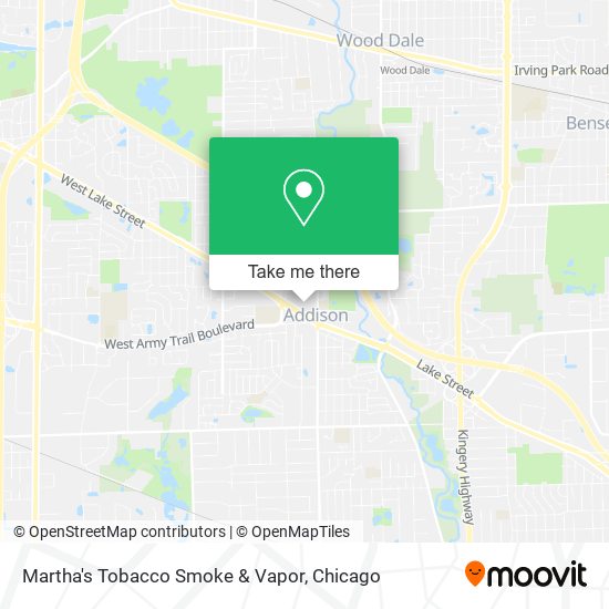 Martha's Tobacco Smoke & Vapor map