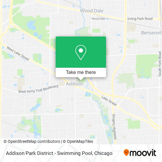 Addison Park District - Swimming Pool map