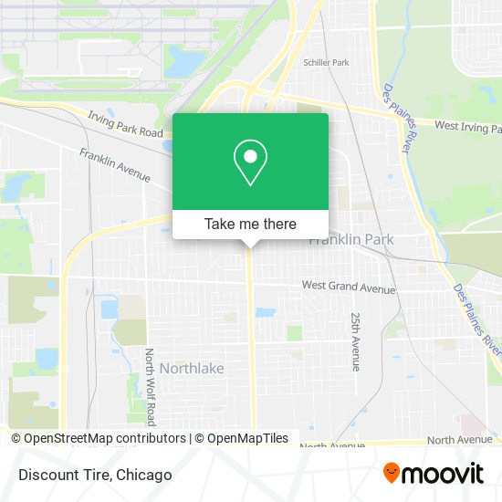 Discount Tire map