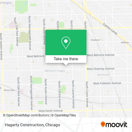 Hagerty Construction map