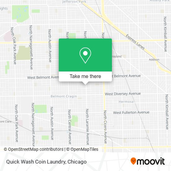 Quick Wash Coin Laundry map