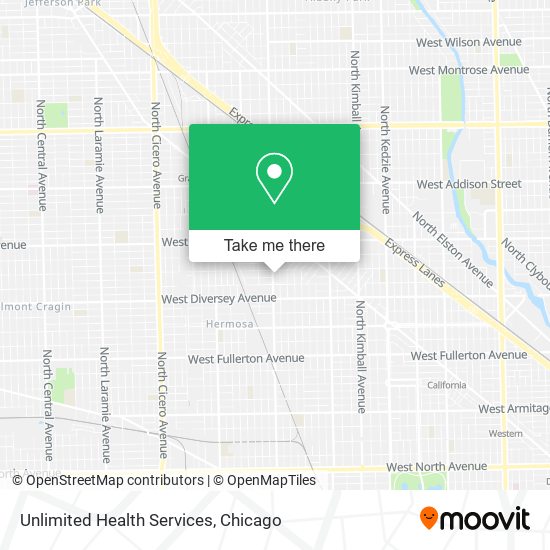 Unlimited Health Services map