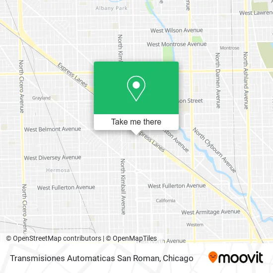 Transmisiones Automaticas San Roman map